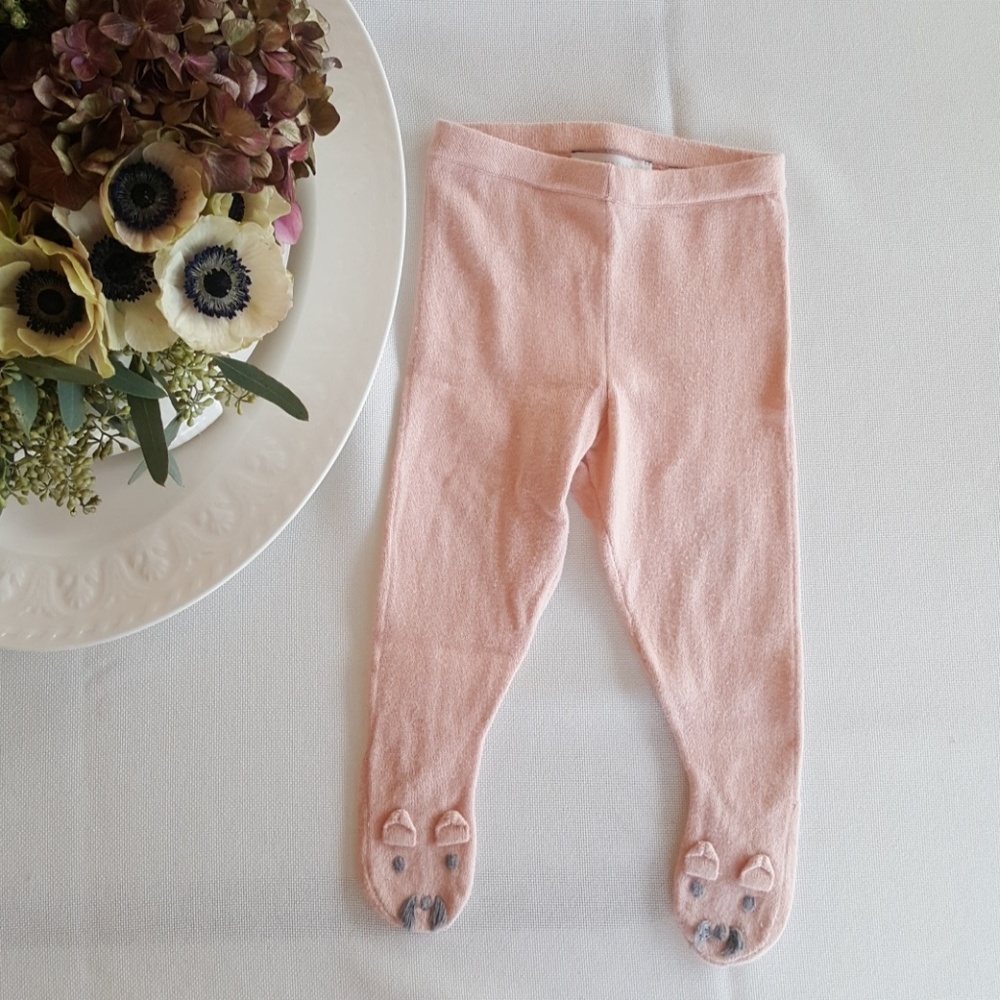 STELLA MCCARTNEY KIDS Baby Knit Leggings Bunny